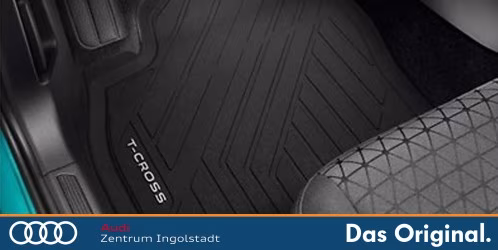 Original VW T-Cross Gummifußmatten Satz Vorne + Hinten 2GM061500  82V