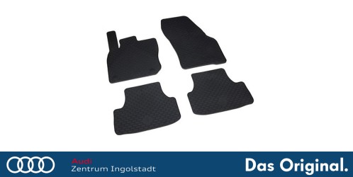 Original VW T-Roc Gummifußmatten Schwarz Satz vorne und hinten 2GV061550  041