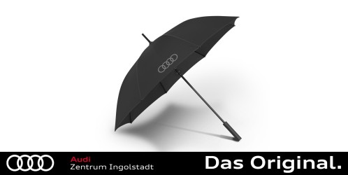 Original Audi Stockschirm, schwarz, groß 3122600100