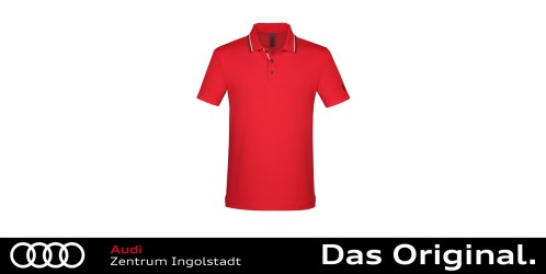 Original Audi Poloshirt, Herren, rot, L, 3132300124