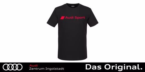Original Audi Sport T-Shirt, Herren, schwarz L 3132402804 Original Audi Sport T-Shirt, Herren, schwarz L 3132402804