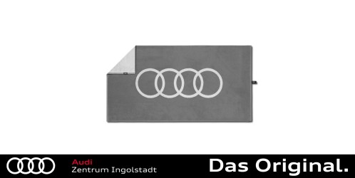 Original Audi Badehandtuch, hellgrau, 80x150cm 3132501400