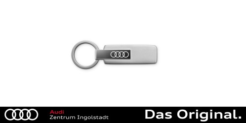 Original Audi Schlüsselanhänger Edelstahl, silber 3182501800