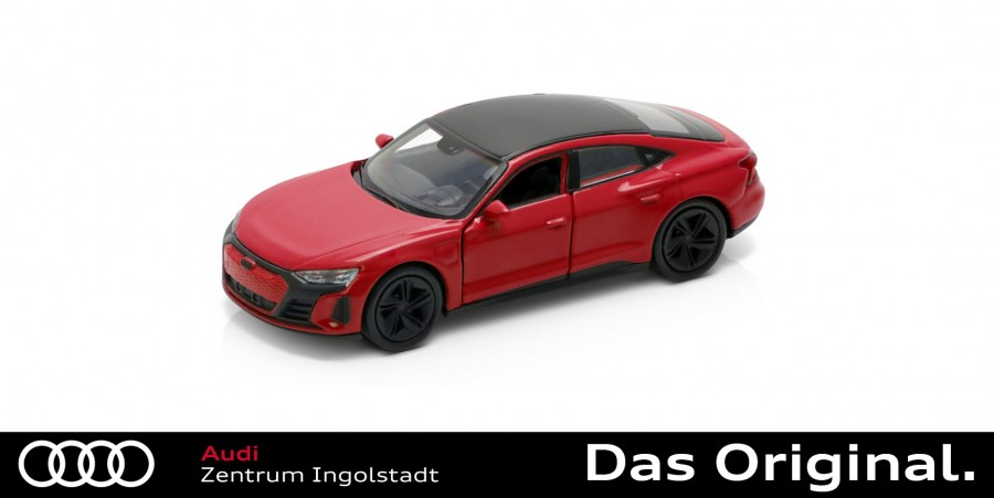 Original Audi RS e-tron GT Pullback / Modellauto, Tangorot, 1:38 3202100100