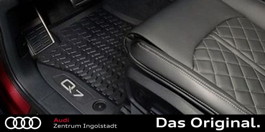 Original Audi Q7 (4M) Gummifußmatten Satz Vorne 4M1061221C 041