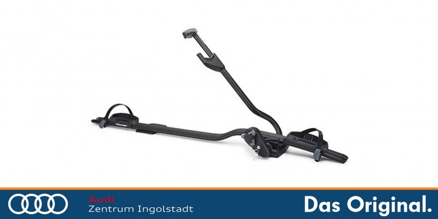 Original VW Fahrradhalter / Fahrraddachträger für Fahrradrahmen bis 100 mm  (oval)/80 mm (rund) auch für Audi, SEAT, CUPRA & Skoda geeignet