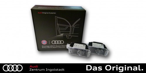 Original Audi A3 A6 A7 A8 Q3 Q7 TT R8 LED Einstiegsbeleuchtung Audi Ringe