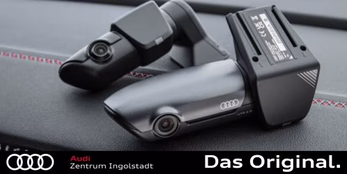 Original Audi Dashcam (Universal Traffic Recorder 2.0) Front- und Heckkamera inkl. Leitungssatz 4K0063511A + 4G0063511AA