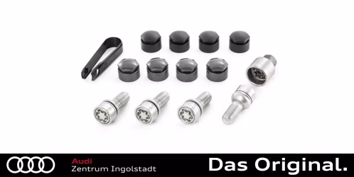 Original Audi Radschrauben Satz mit Diebstahlhemmung M14 x 1,5 x 35,5 4K0071455