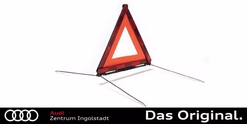 Original Audi Warndreieck Nach ECE Regelung 27 auch für VW, SEAT und Skoda geeignet 4K0093055B Original Audi Warndreieck Nach ECE Regelung 27 auch für VW, SEAT und Skoda geeignet 4K0093055B