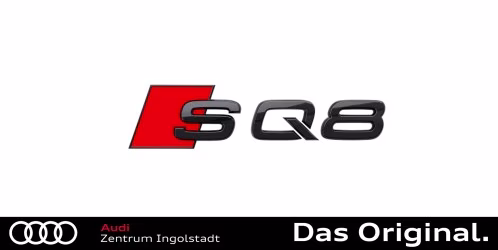 Original Audi SQ8 (4M) Schriftzug in Schwarz für das Heck 4M8071804 Original Audi SQ8 (4M) Schriftzug in Schwarz für das Heck 4M8071804