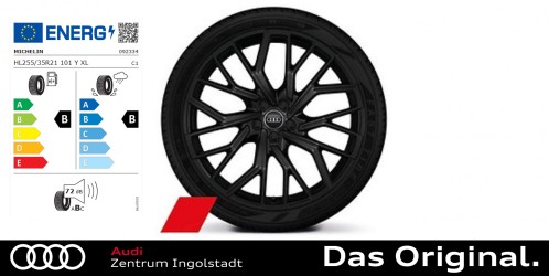 Original Audi A6 (C9) Avant/Limousine Sommerkomplettradsatz Vielspeichen-Twist schwarz metallic,