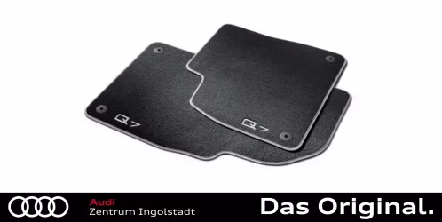 Original Audi Q7/SQ7 (4M) Textilfußmatten Satz Vorne, schwarz/silbergrau 4M1061275 MNO Original Audi Q7/SQ7 (4M) Textilfußmatten Satz Vorne, schwarz/silbergrau 4M1061275 MNO
