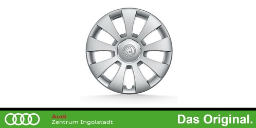 Original Skoda Scala / Kamiq Radzierkappen / Nabenkappen Satz "Hermes " "6,0J x 15" 657071455