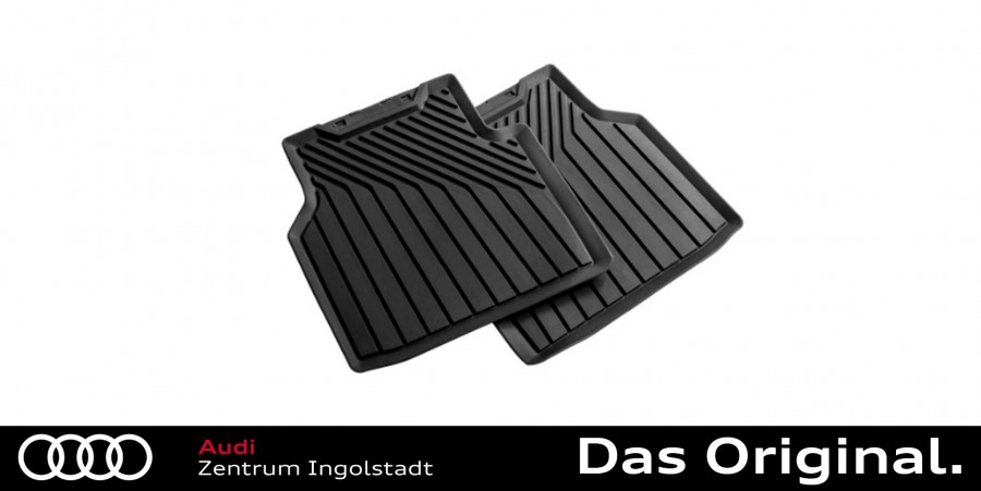 Original Audi Q4 Gummifußmatten Satz Hinten 89A061511 041