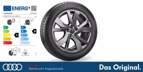 Original VW Tayron/Tiguan 18 Zoll Winterkomplettradsatz "Rockingham" WinterContact TS 870 P Seal 235/55 R 18 100H 7,5J x 18 ET40 Original VW Tayron/Tiguan 18 Zoll Winterkomplettradsatz "Rockingham" WinterContact TS 870 P Seal 235/55 R 18 100H 7,5J x 18 ET40