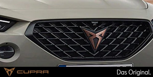 Seat Cupra Formentor Emblem vorn 5FF853679 RZH Logo Kühlergrill Emblem