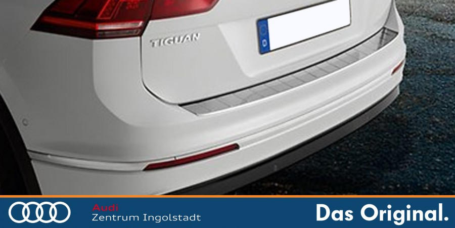 Weyer Edelstahl Ladekantenschutz passend für VW Tiguan II + Tiguan Allspace