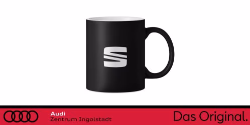 Original SEAT Tasse Schwarz 6H1069601  KAA