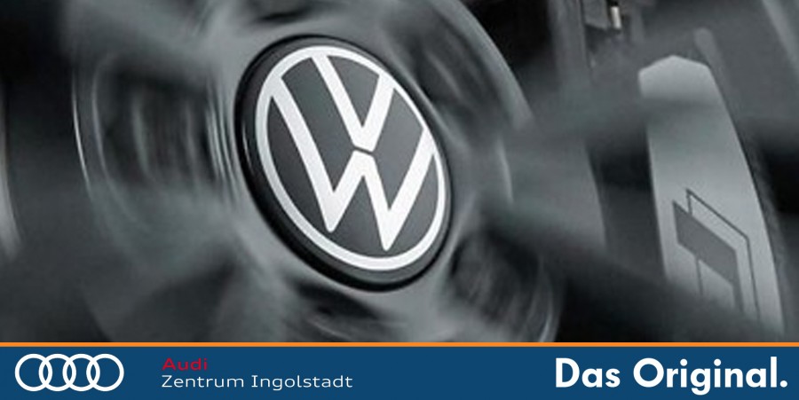Original VW Nabenkappen Set für LM-Felge, dynamisch, mit stehendem Logo im  Fahrbetrieb, neues VW Logo 000071213D 