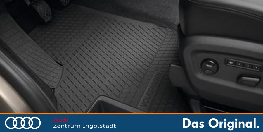 Volkswagen Original VW Premium Tappetini In Velours 2 Pezzi Anteriore
