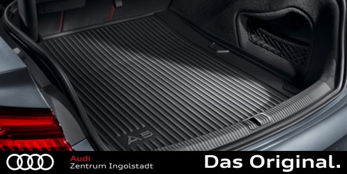 Original Audi A5 (F5) Schriftzug S line in Schwarz, links, Element