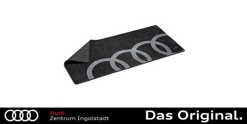 Original Audi Garagenteppich mit Audi Ringen 85E087703