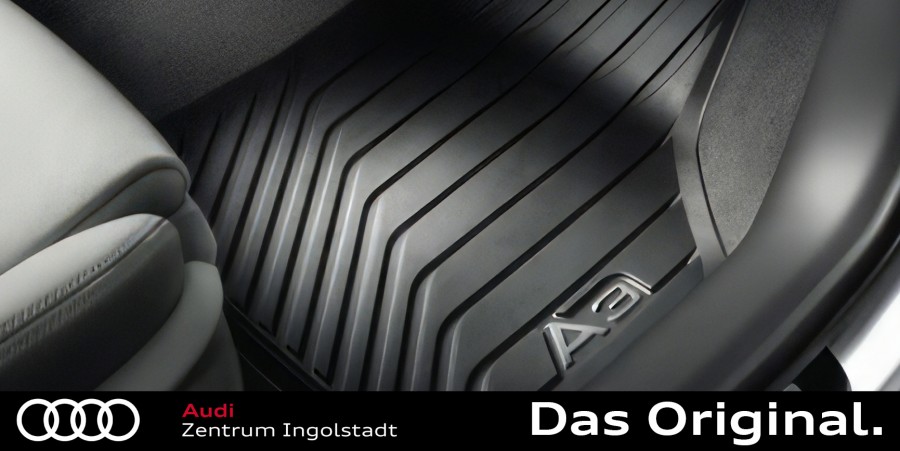 Original Audi A3 (8V) Gummifußmatten Satz Vorne 8V5061502 041