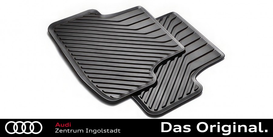 Original Audi A3 (8V) Sportback/Limousine Gummifußmatten Hinten mit  Verclipsung 