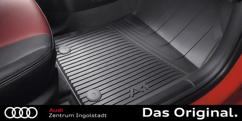 Original Audi A1 / S1 (8X) Gummifußmatten vorne 8X1061501A 041 