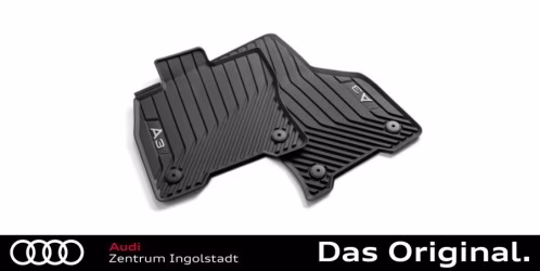 Original Audi A3 Sportback / Limousine / Allstreet (8Y) Gummifußmatten Satz Vorne 8Y1061501  041