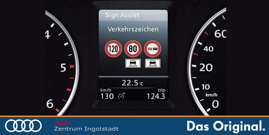 Verkehrszeichenerkennung Freischaltung für VW Golf (VII) / Passat (VIII) /  T-Roc / Tiguan (II) / Touran (II)