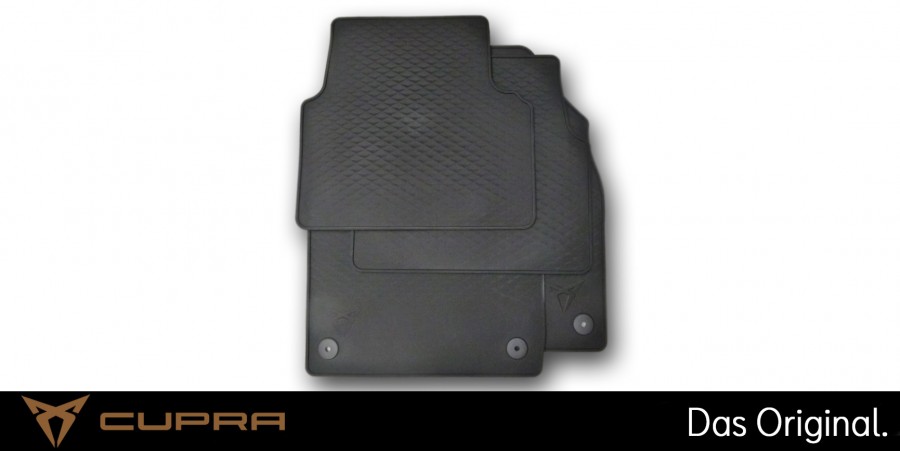 Original SEAT CUPRA Born Gummifußmatten Satz Vorne + Hinten