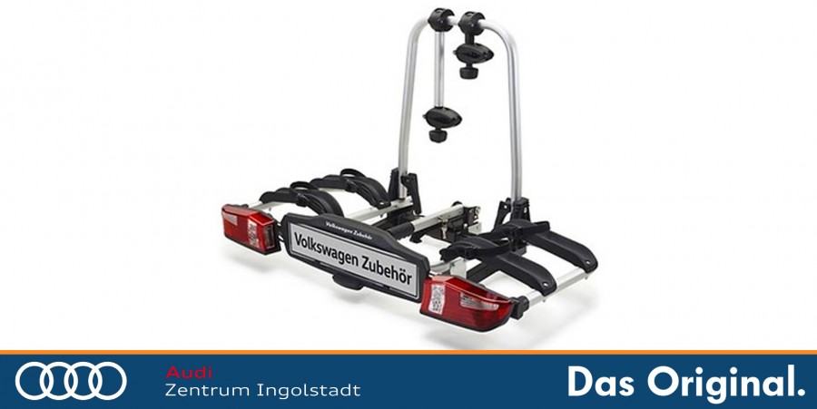 Original Vw Fahrradtrager Fahrradhecktrager Fur Die Anhangevorrichtung 2 Fahrrader Grosser Abklappwinkel Auch Fur Audi Seat Und Skoda Geeignet Vw Shop Zubehor