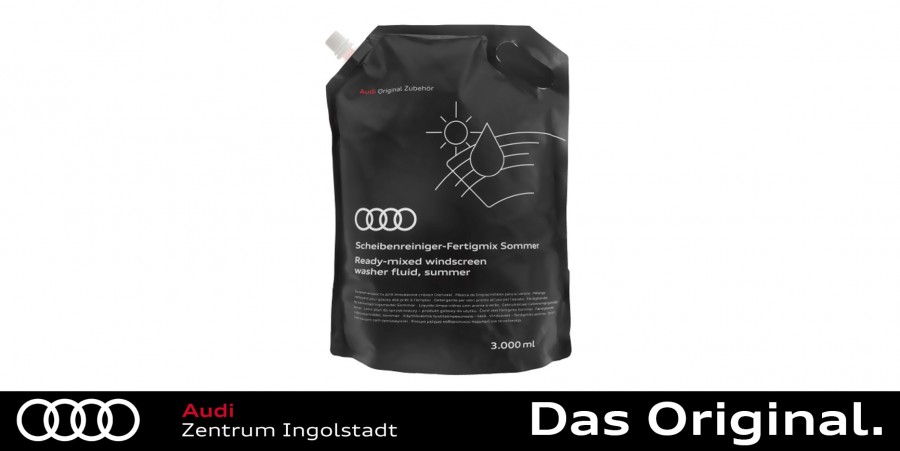 Original Audi Scheibenreiniger-Fertigmix, Sommer, 3 l 4M8096323 020 