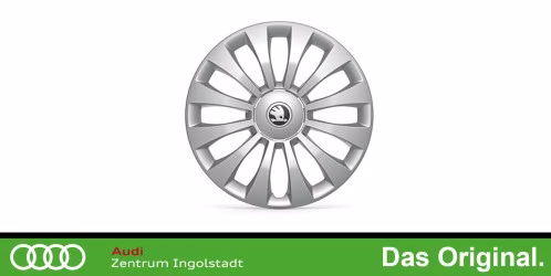 Original Skoda Fabia (III) Radzierkappen / Nabenkappen Satz "Costa" "6J X 15" 5JA071455A Original Skoda Fabia (III) Radzierkappen / Nabenkappen Satz "Costa" "6J X 15" 5JA071455A