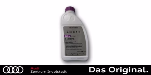 Original Audi, VW, SKODA, SEAT Kühlmittel-Fertigmischung G12 evo 1L (-35°C/-31°F) (Beschreibung beachten!) G  12E050A2