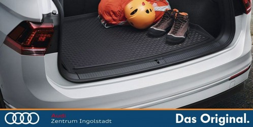 Kofferraummatte mit Ladekantenschutz für VW Tiguan 2 Allspace Bj. 2017