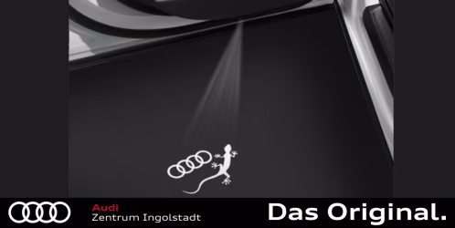 Original Audi Einstiegs-LED Audi Ringe mit Gecko 4G0052133K