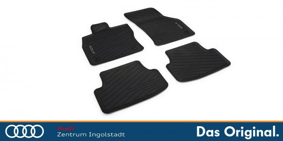 VW Golf 5 6 PLUS Fussmatten PREMIUM Velours, vorn + hinten, Original,  schwarz