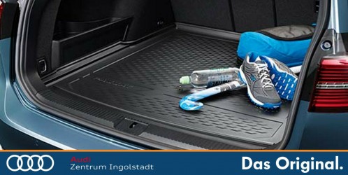 Original TFS passgenaue Kofferraumwanne mit Antirutsch Fläche Schutz Matte  Wanne Kofferraum Made in Germany für VW Golf 8 VIII ab 2019- (nicht  Variant)