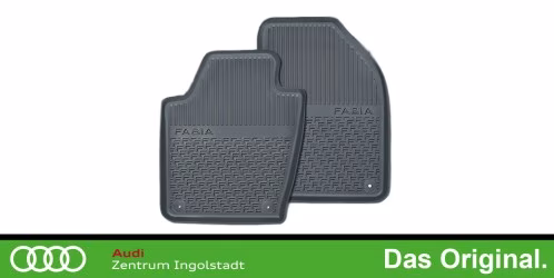 Original Skoda Fabia (3) Gummifußmatten Satz Vorne 6V1061551 Original Skoda Fabia (3) Gummifußmatten Satz Vorne 6V1061551