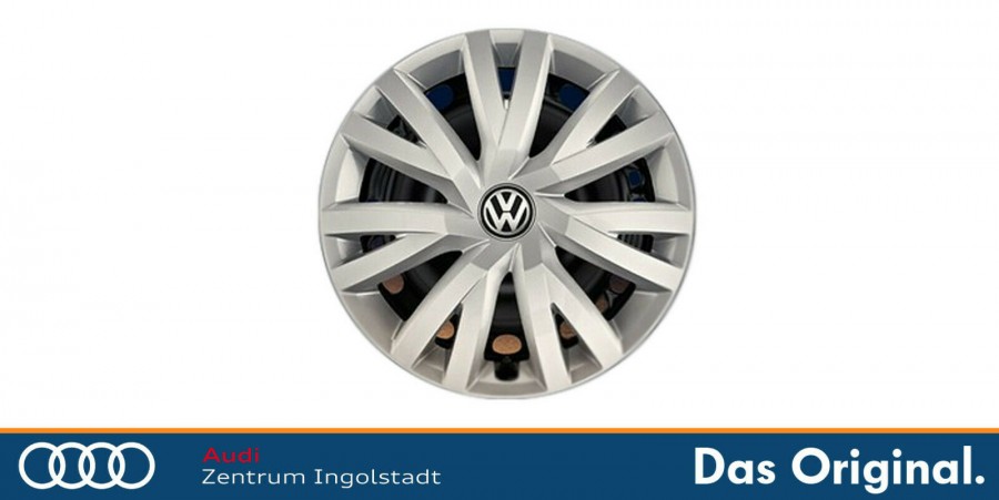 Original VW Radzierblenden Satz 4 Stk. 16 Brillantsilber (Golf VII) 5G0071456  YTI 