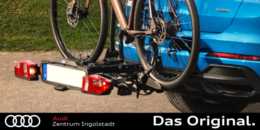 Fahrradträger für die Anhängevorrichtung, faltbar, schwarz 8Y0071105 –  Schmeink Gruppe