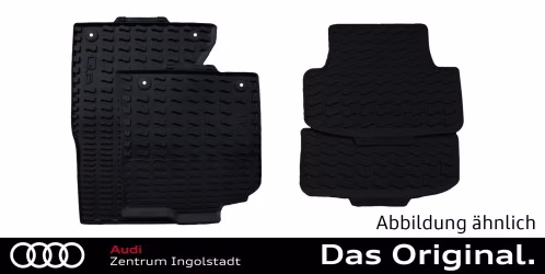Original Audi Q5 (8R) Gummifußmatten vorne und hinten 8R1061501  041 + 8R0061511 041