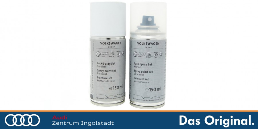 VW, Audi und Seat Lackspray Set LC9A; Pure White / Carrarweiss - | VW ...