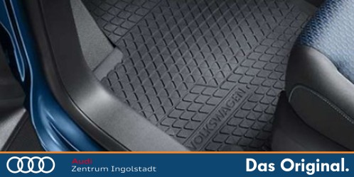 Original VW Caddy  (2K) Gummifußmatten Satz  Vorne + Hinten  2K1061500B  82V